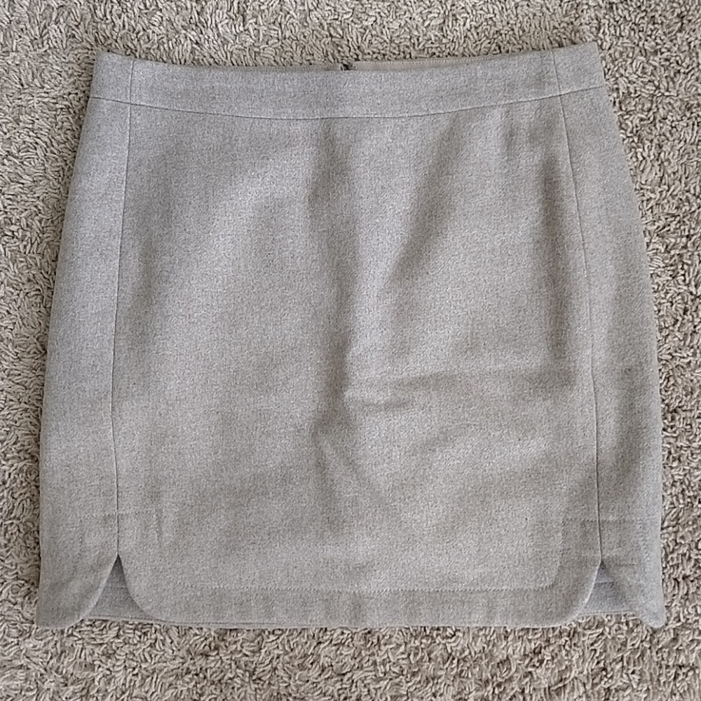 J. Crew Factory Shirttail Mini Skirt